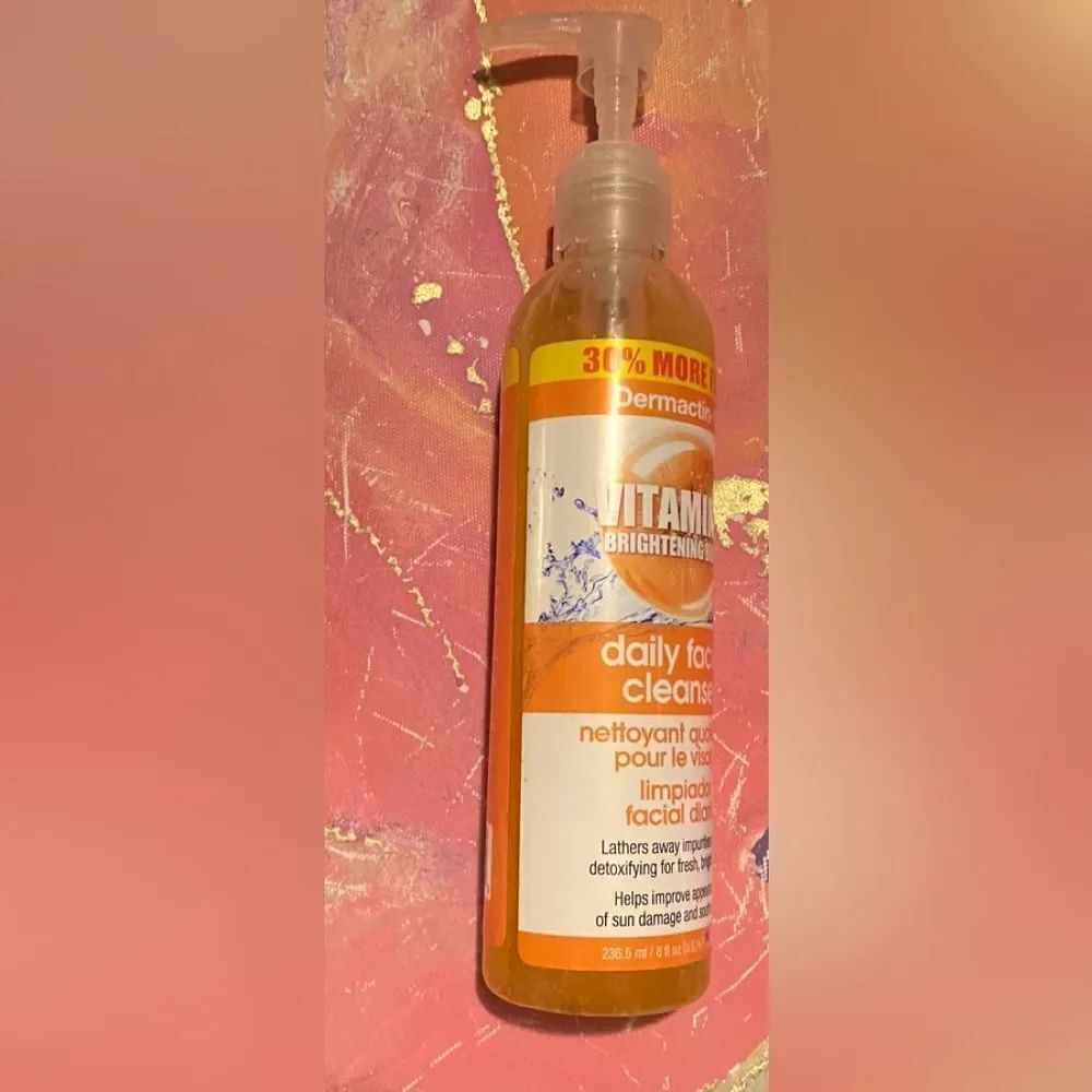 💥 Dermactin-TS Daily Facial Cleanser with Vitamin C Brightening Boost 8 …🎉